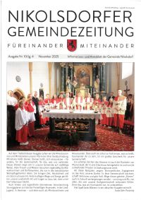 Gemeindezeitung Ausgabe November 2025
